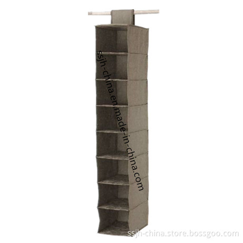 8 Compartment Hanging Organizer, Clothes Organizer (TN-BXH1801)
